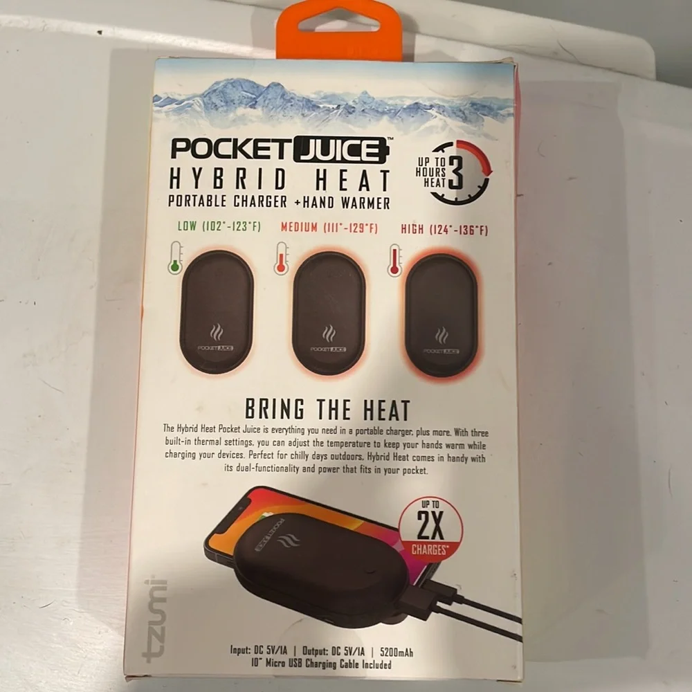 Portable Charger/Hand Warmer in One